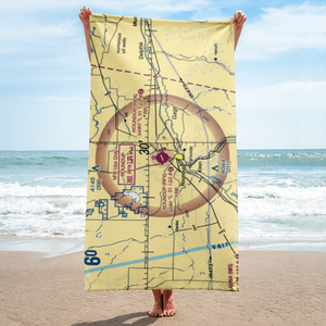 Roundup Airport (RPX) VFR Sectional Towel