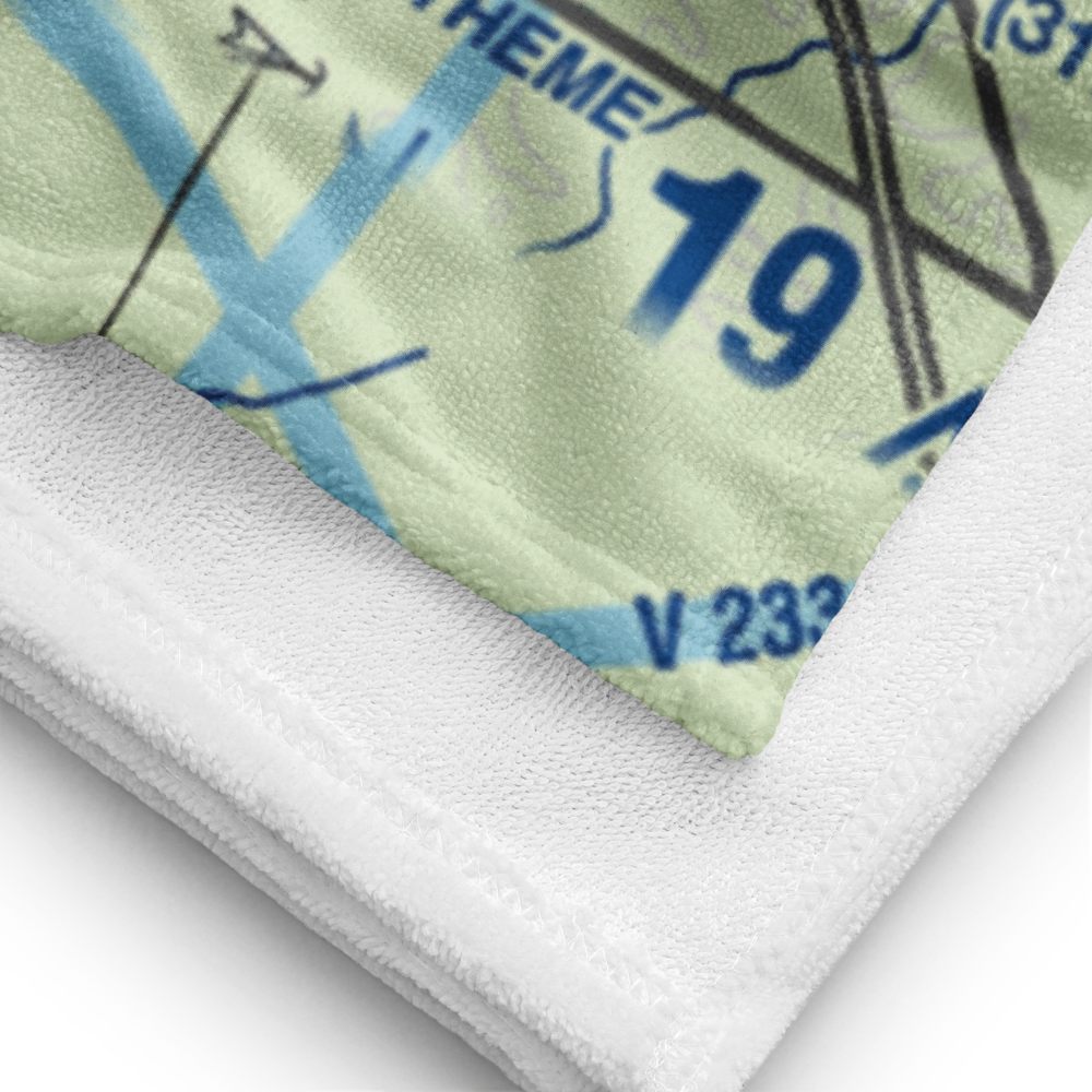 Roy Burden Restricted Landing Area (2LL3) VFR Sectional Towel 