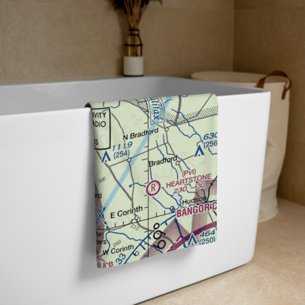 Ruby Field (ME32) VFR Sectional Towel 