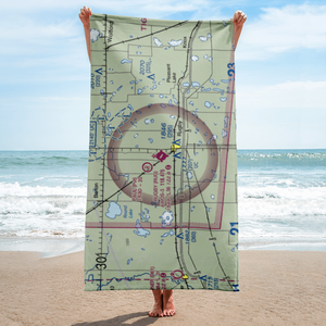 Rugby Municipal Airport (RUG) VFR Sectional Towel