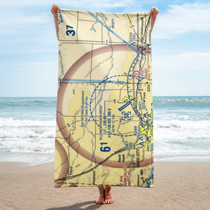 Running Colors Airport (3SD6) VFR Sectional Towel
