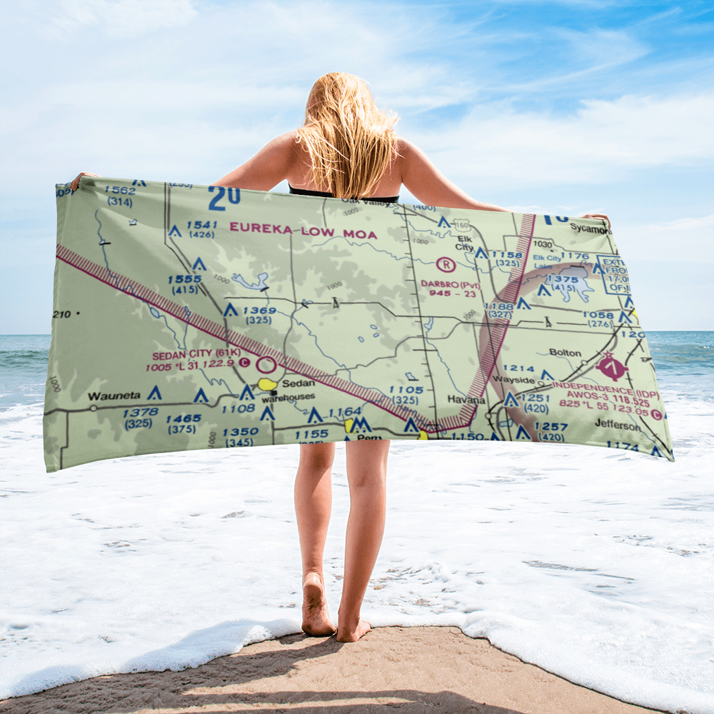 Rupp Airport (2KS0) VFR Sectional Towel 