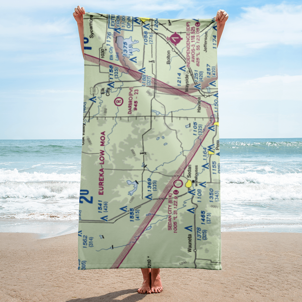 Rupp Airport (2KS0) VFR Sectional Towel 