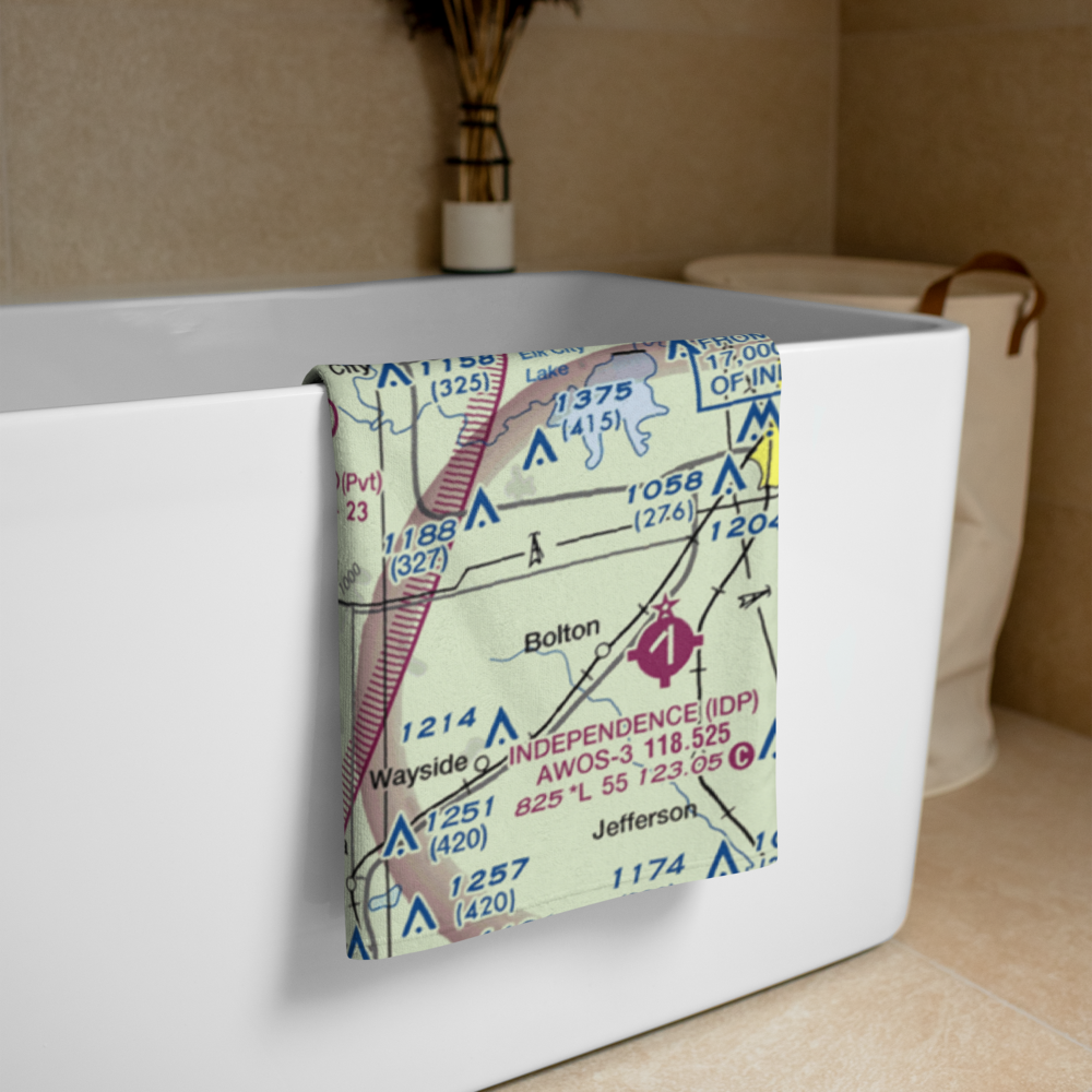 Rupp Airport (2KS0) VFR Sectional Towel 