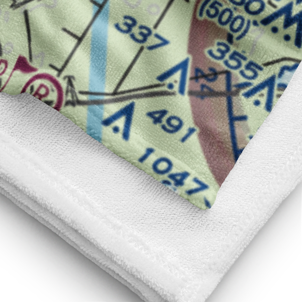 Rush Airport (35FD) VFR Sectional Towel 