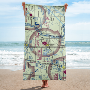 Rush City Regional Airport (ROS) VFR Sectional Towel