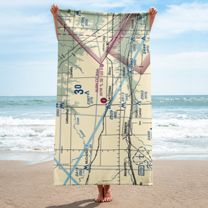 Rush County Airport (K94) VFR Sectional Towel