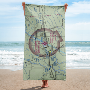 Rusk County Airport (RCX) VFR Sectional Towel