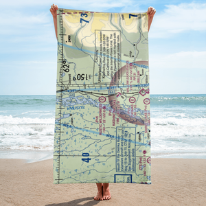 Rustic Wilderness Airport (02AK) VFR Sectional Towel