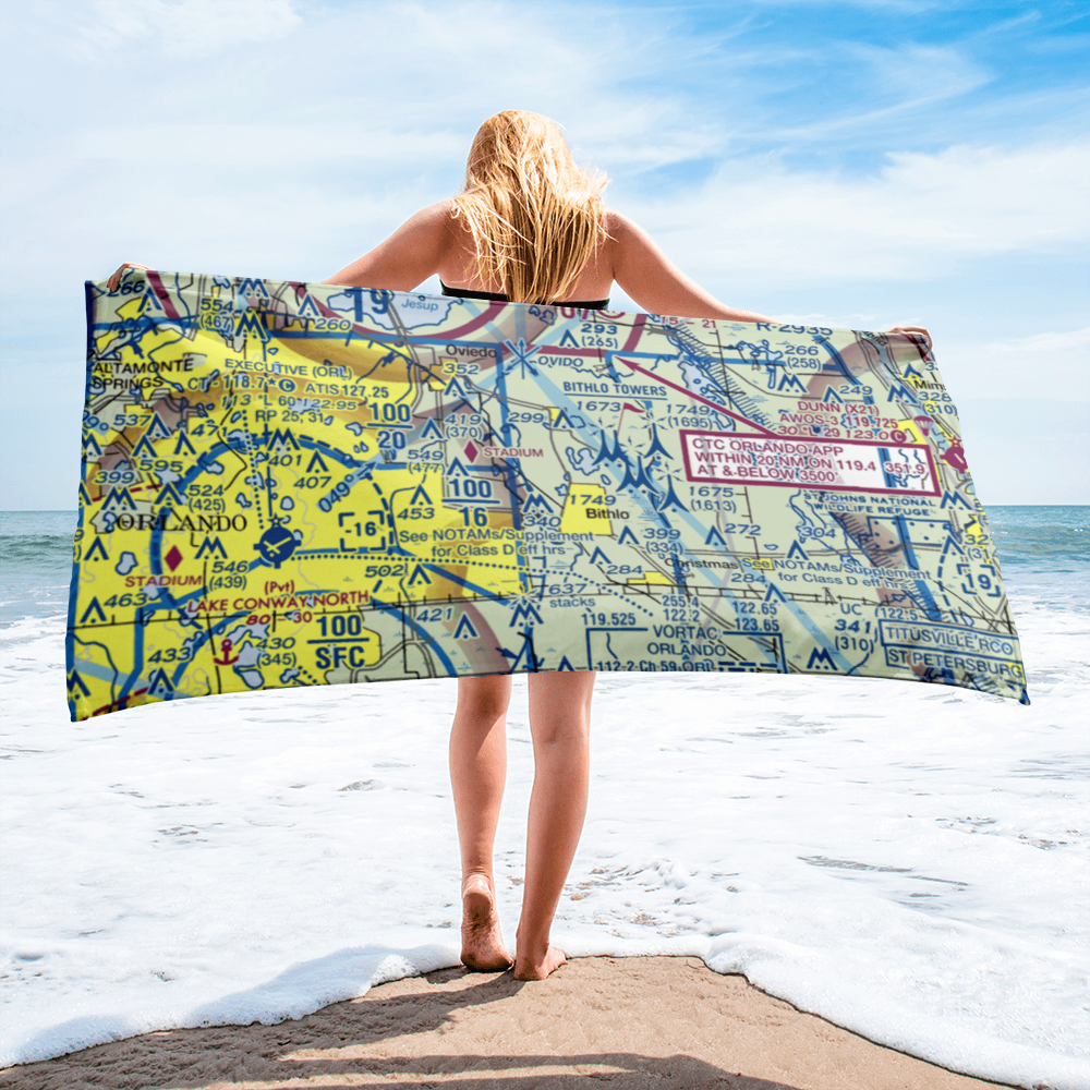 Rybolt Ranch Airport (01FA) VFR Sectional Towel 