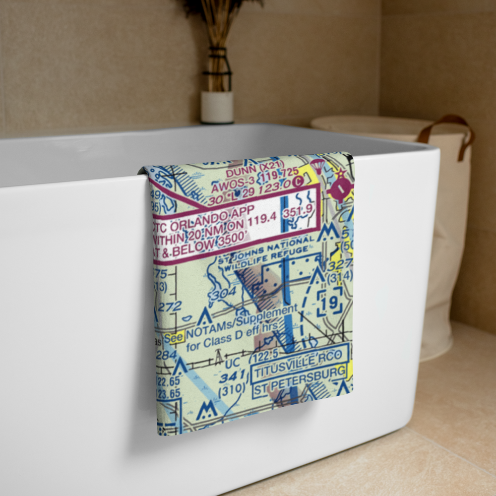 Rybolt Ranch Airport (01FA) VFR Sectional Towel 