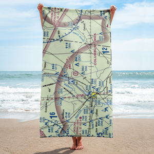 Rye Field (MS63) VFR Sectional Towel