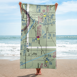 Sabetha Municipal Airport (K83) VFR Sectional Towel