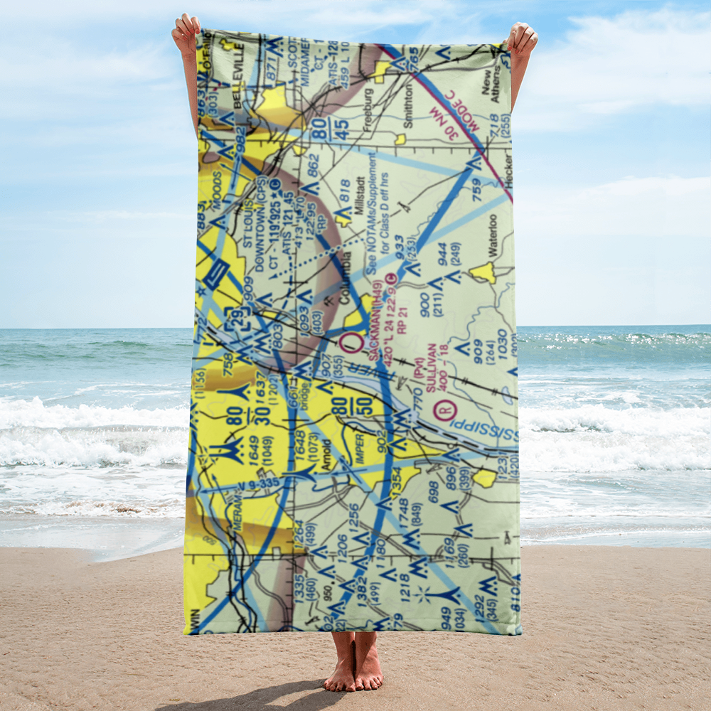 Sackman Field (H49) VFR Sectional Towel 