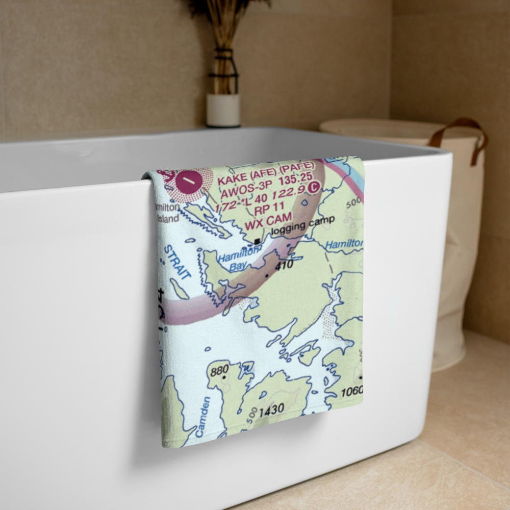 Saginaw Seaplane Base (A23) VFR Sectional Towel 