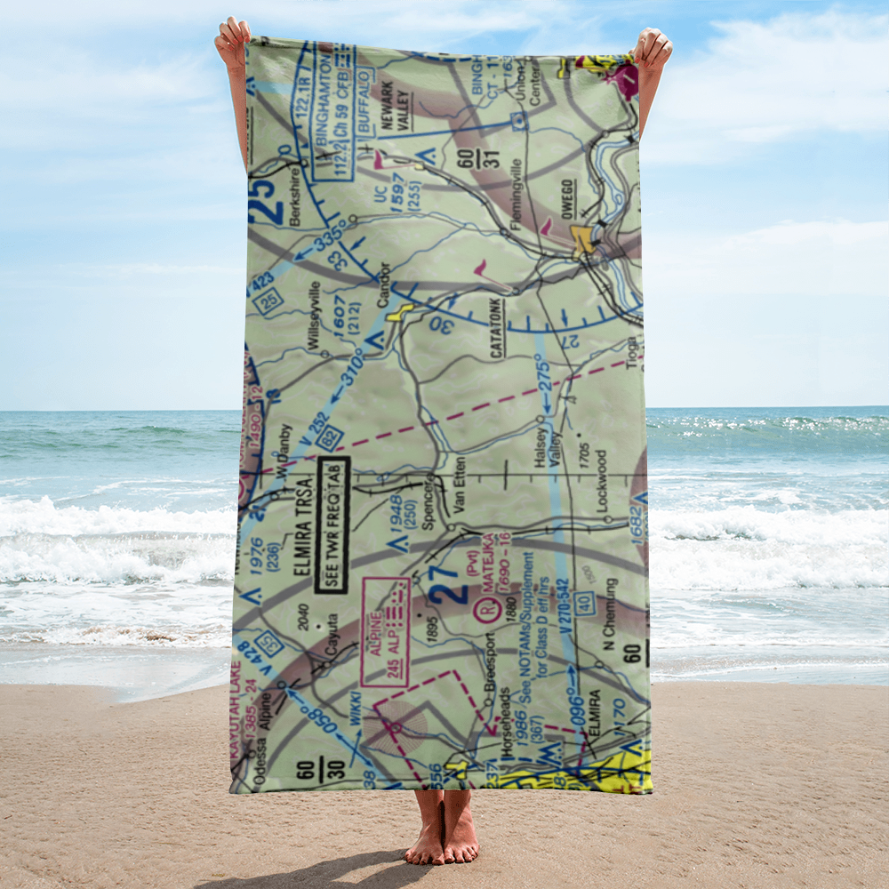 Saikkonen Airport (11NY) VFR Sectional Towel 