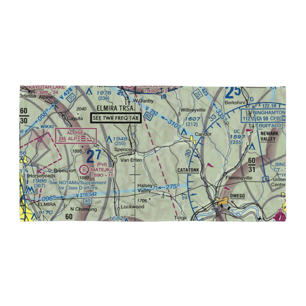 Saikkonen Airport (11NY) VFR Sectional Towel 