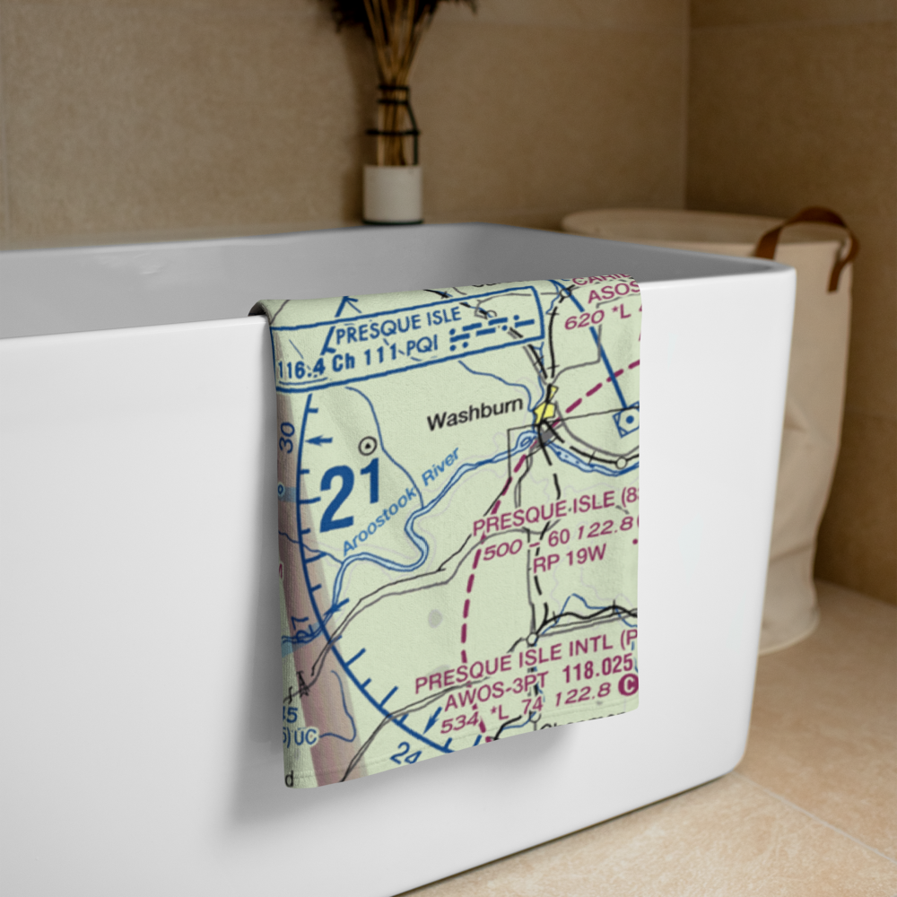 Saint Peter's Seaplane Base (01ME) VFR Sectional Towel 