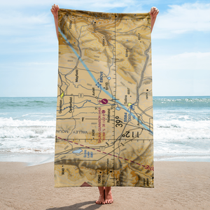 Salina Gunnison Airport (44U) VFR Sectional Towel