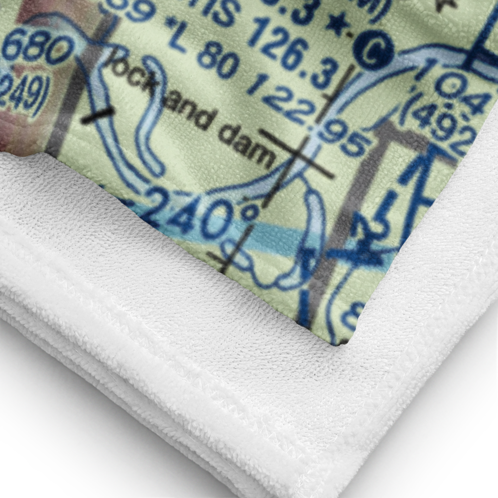 Sallisaw Municipal Airport (JSV) VFR Sectional Towel 