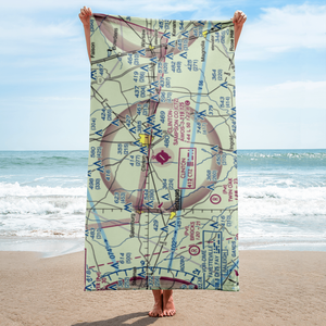 Sampson County Airport (CTZ) VFR Sectional Towel