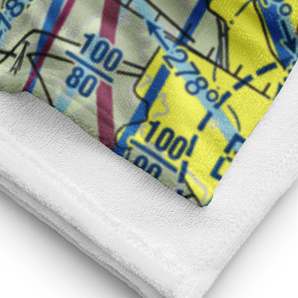 San Gabriel Valley Airport (EMT) VFR Sectional Towel 