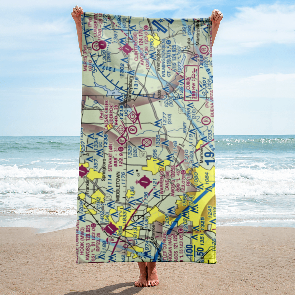 San Mar Gale Airport (US-0047) VFR Sectional Towel 