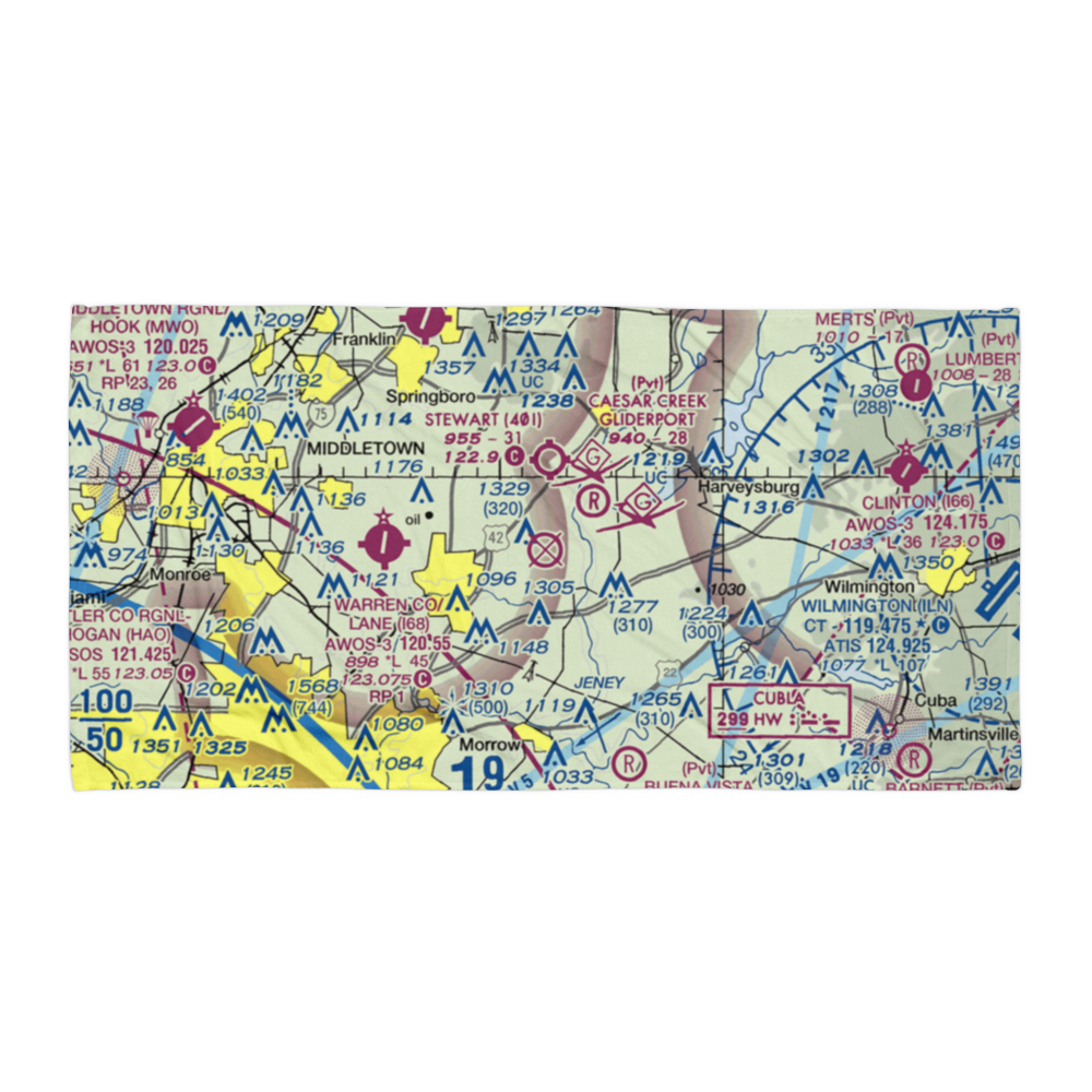 San Mar Gale Airport (US-0047) VFR Sectional Towel 