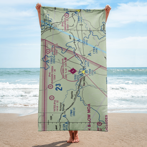 San Saba County Municipal Airport (81R) VFR Sectional Towel