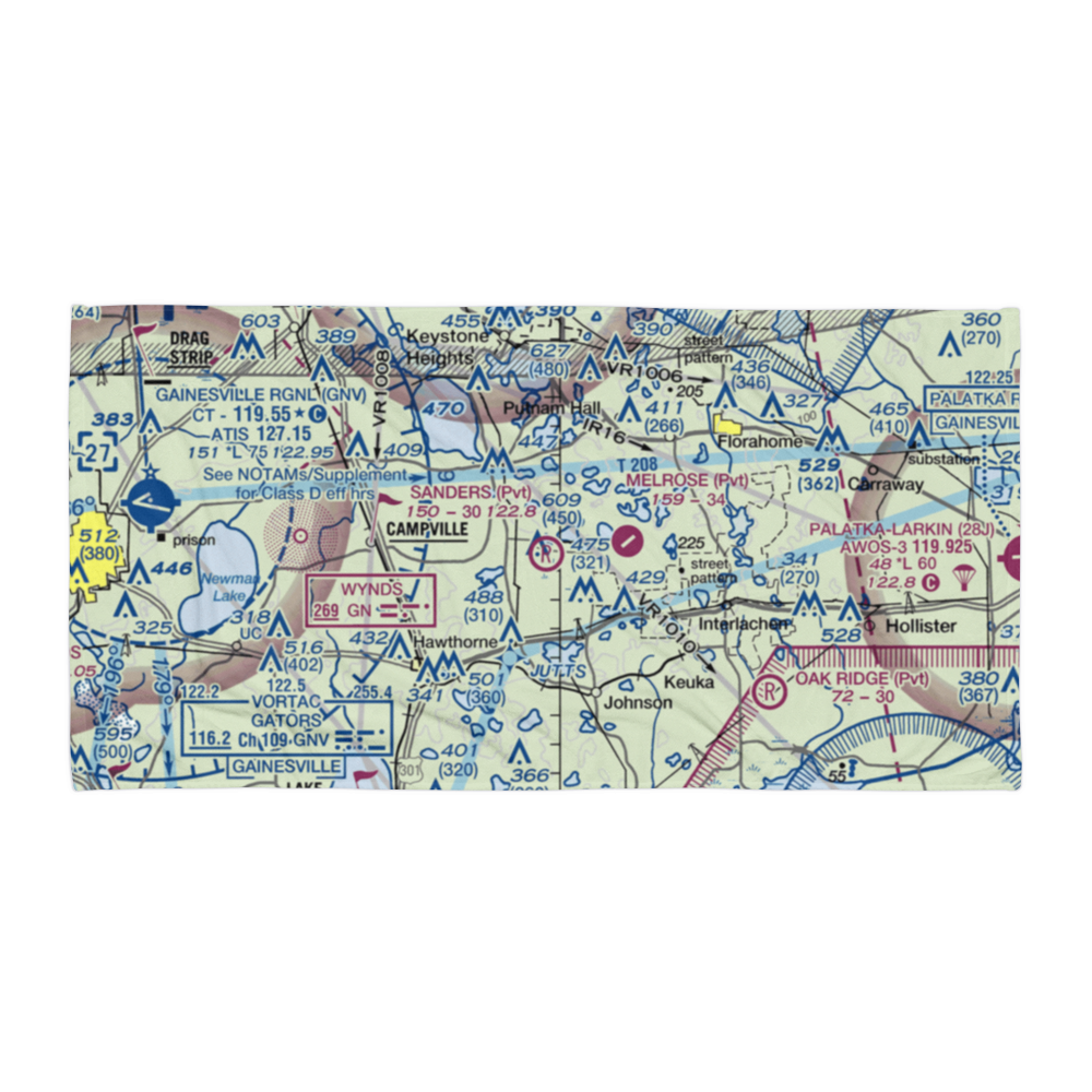 Sanders Ranch Airport (39FA) VFR Sectional Towel 