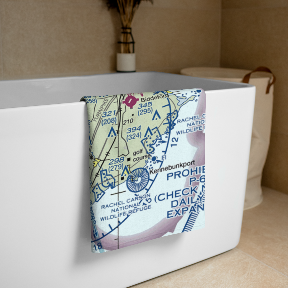 Sanford Seacoast Regional Airport (SFM) VFR Sectional Towel 