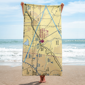 Santa Rosa Route 66 Airport (SXU) VFR Sectional Towel