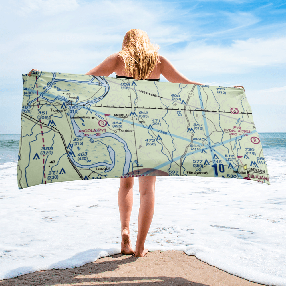 Sara Field (LS89) VFR Sectional Towel 