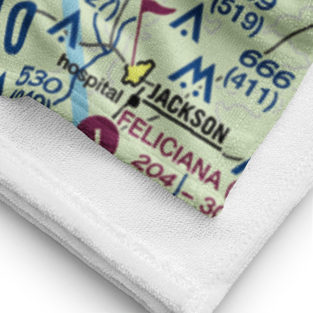 Sara Field (LS89) VFR Sectional Towel 