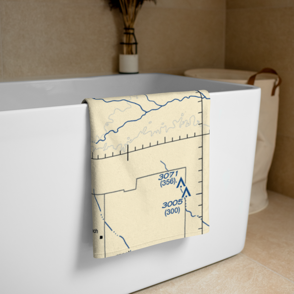 Saubak Airport (15MT) VFR Sectional Towel 