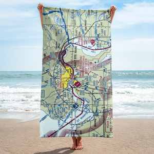 Sault Ste Marie International Seaplane Base (MI8) VFR Sectional Towel