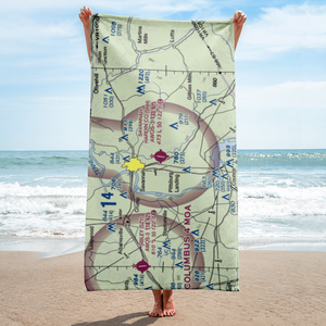 Savannah Hardin County Airport (SNH) VFR Sectional Towel