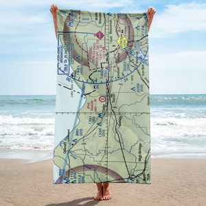 Saxon Airport (6WI4) VFR Sectional Towel