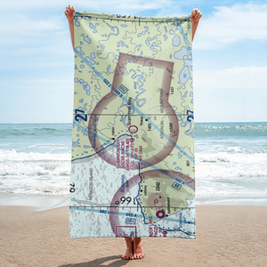 Scammon Bay Airport (SCM) VFR Sectional Towel