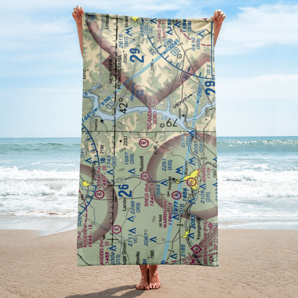 Scandia Air Park (6PA4) VFR Sectional Towel 