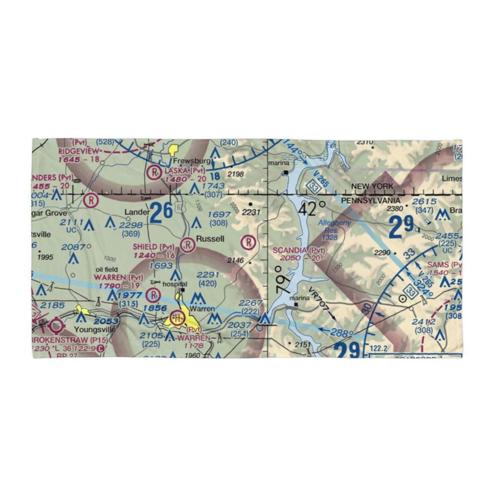 Scandia Air Park (6PA4) VFR Sectional Towel 