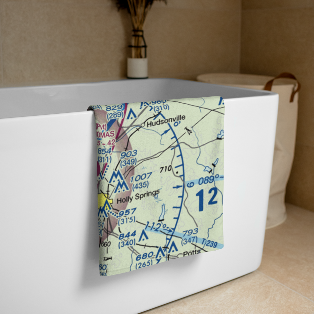 Schloss Adlers Airport (MS55) VFR Sectional Towel 