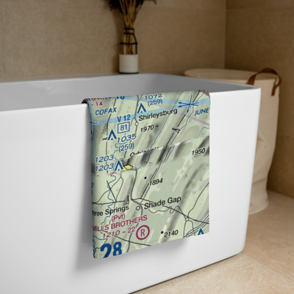 Schrenkel Airport (PN30) VFR Sectional Towel 