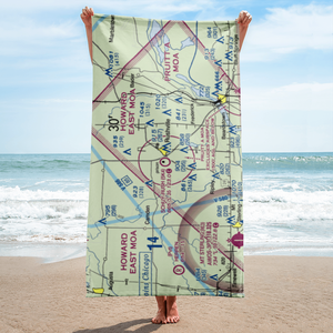 Schuy-Rush Airport (5K4) VFR Sectional Towel