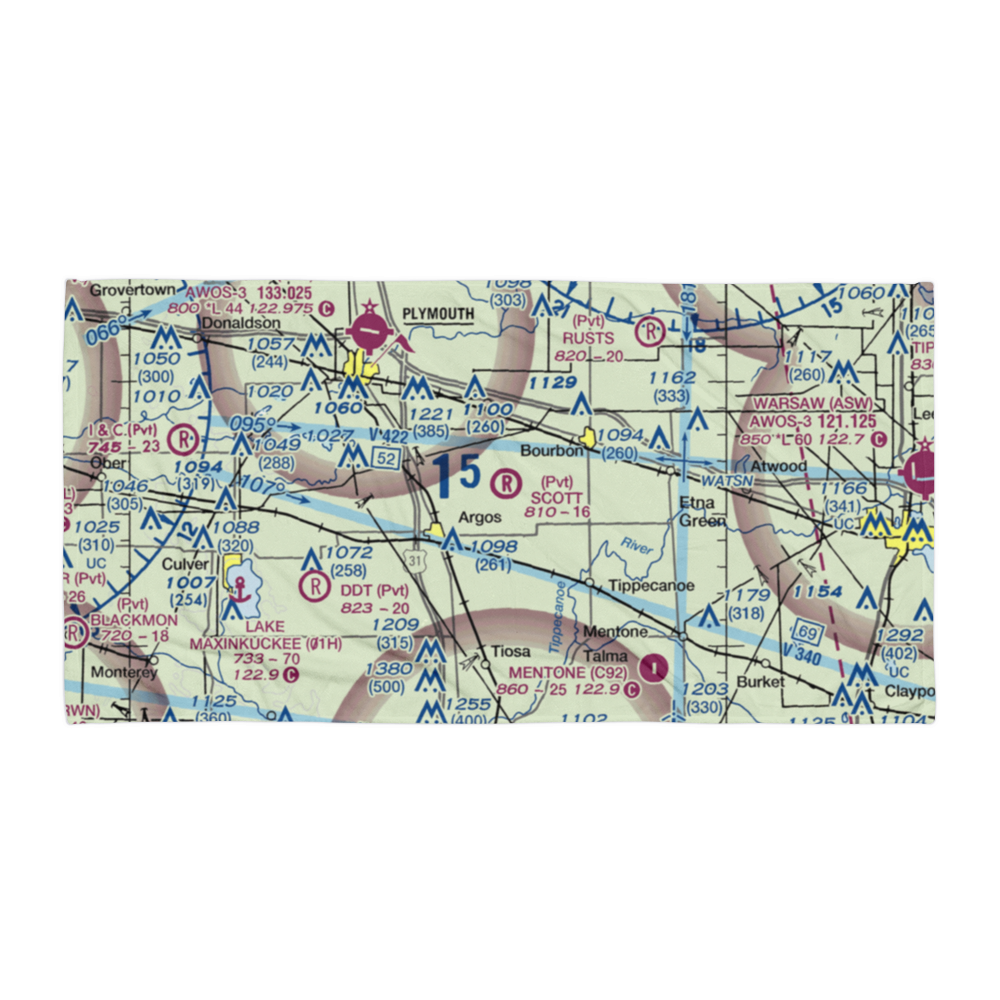 Scott Field (2IN4) VFR Sectional Towel 