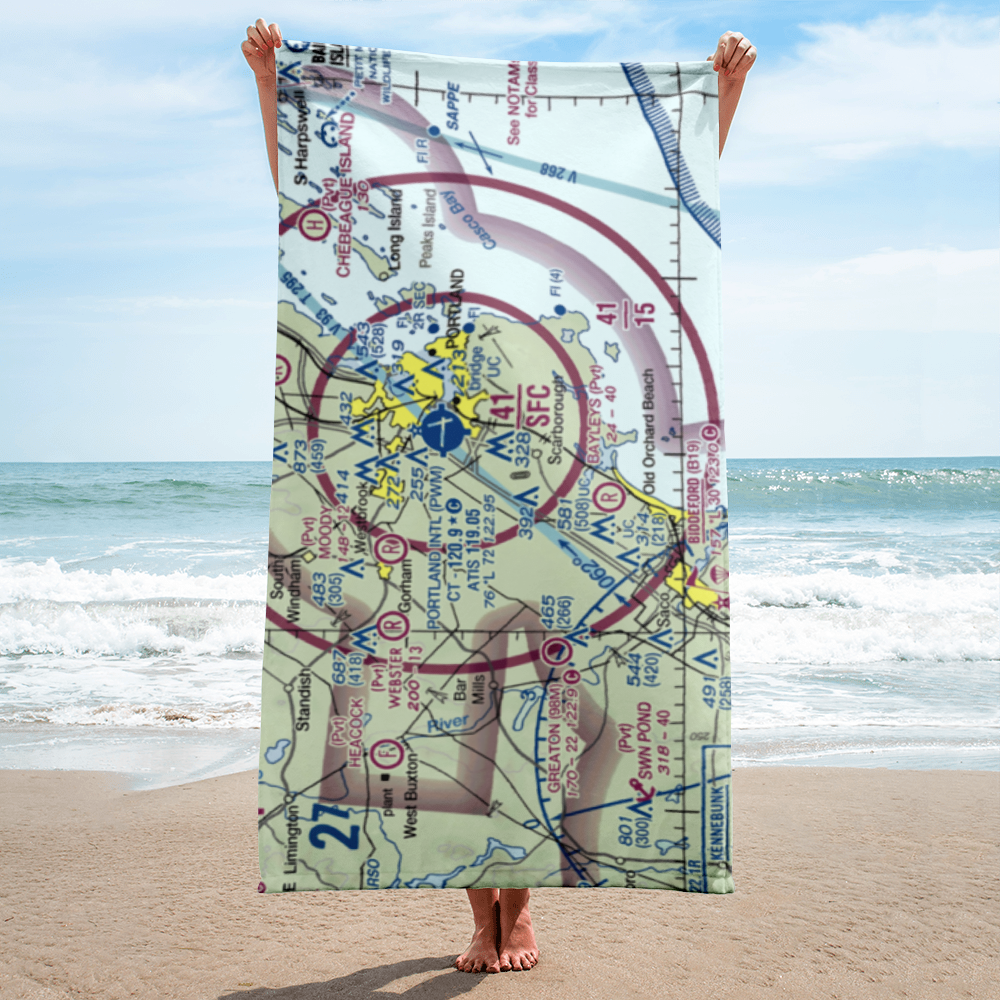 Scottow Bog Flightpark Ultralightport (ME66) VFR Sectional Towel 