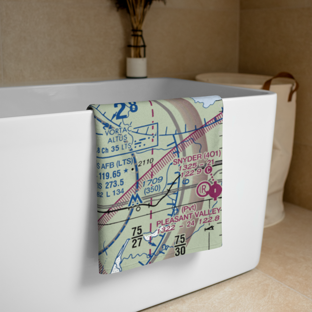 Scottys Field (OK82) VFR Sectional Towel 