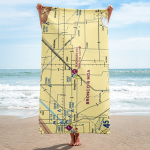 Seagraves Airport (F97) VFR Sectional Towel