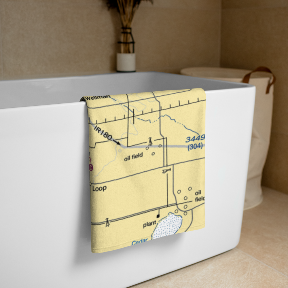 Seagraves Airport (F97) VFR Sectional Towel 