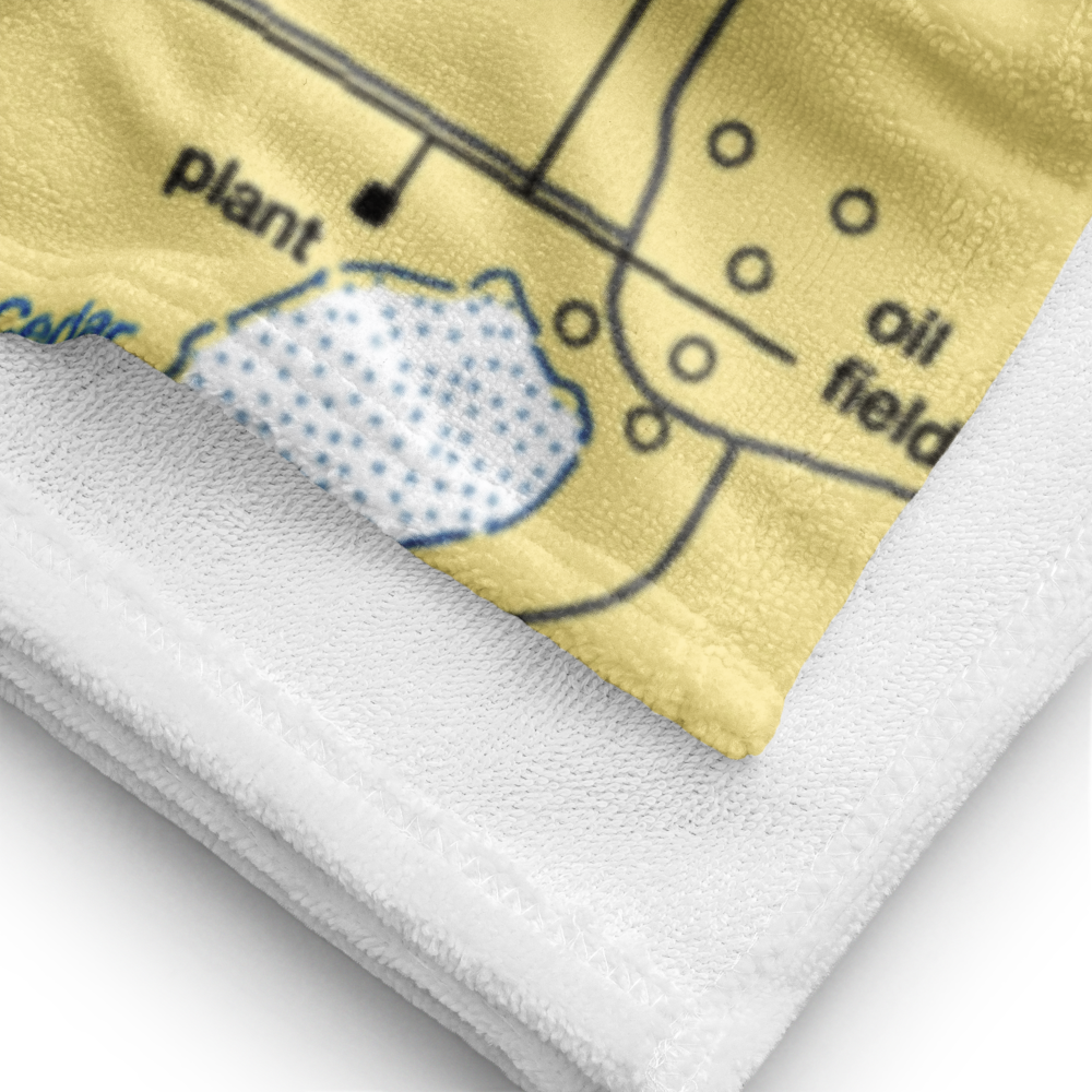 Seagraves Airport (F97) VFR Sectional Towel 